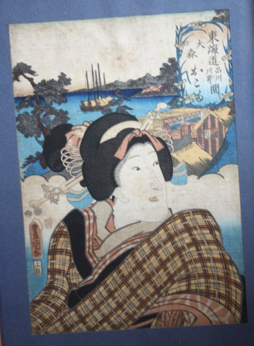 Estampe japonaise utagawa - japonaise, de