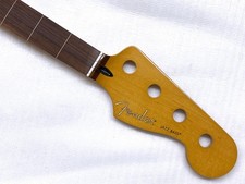 Foto reali! Fender FRETLESS Jazz J Bass PAU FERRO Neck Bass Chitarra