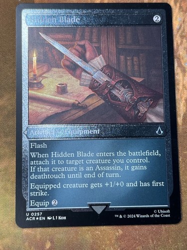 Etched foil hidden - foil,
