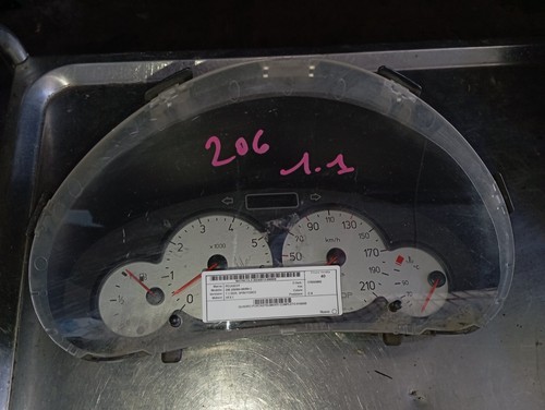 Quadro strumenti peugeot 206 - quadro,