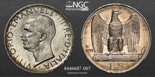 1930r italia lire - 5, ms