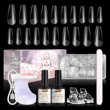 500 Tip Unghie Finte Con