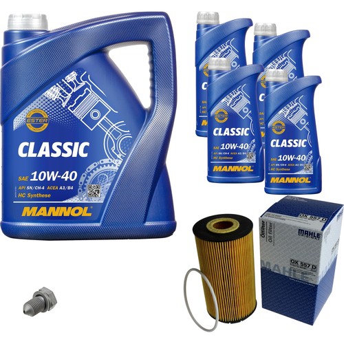 Mahle filtro olio mannol - mahle, l