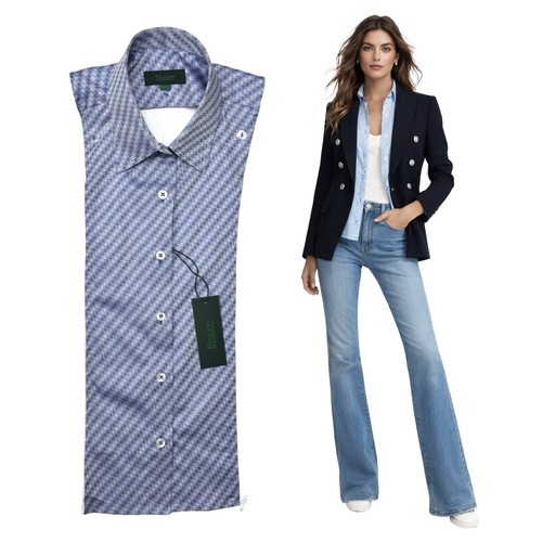 Camicia marrone abbottonata