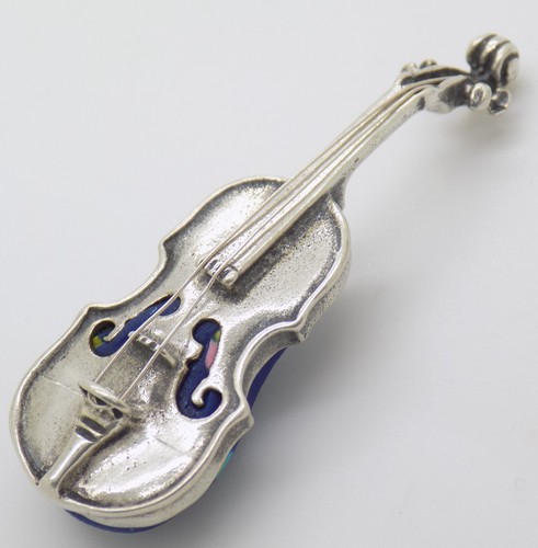 Figurine violon argent massif - violon,