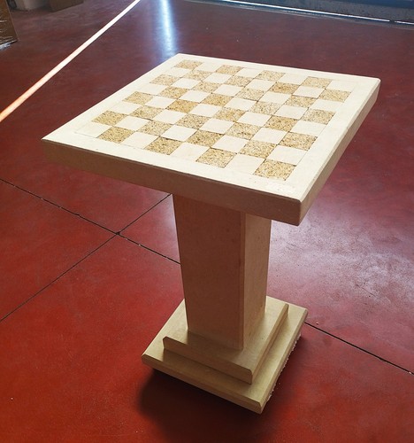 Tavolo scacchiera 50x50xh72 - scacchiera,