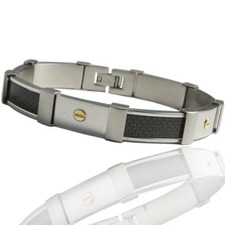 Bracciale acciaio lucido