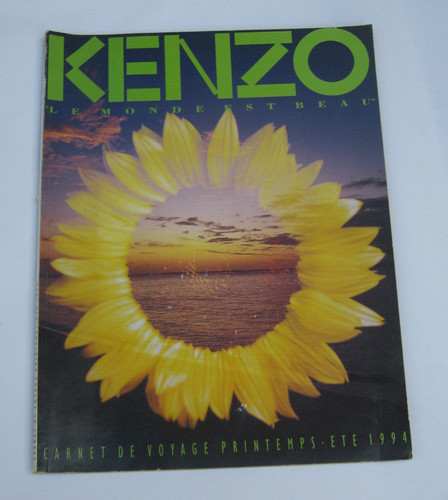 Kenzo catalogue vintage carnet