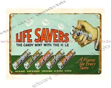 Life Savers Trolley Car metal tin sign indoor bedroom decorating ideas