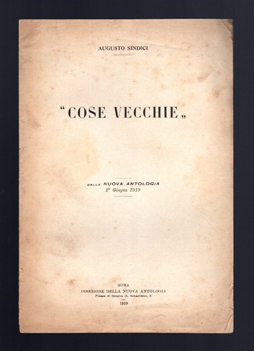 Cose vecchie