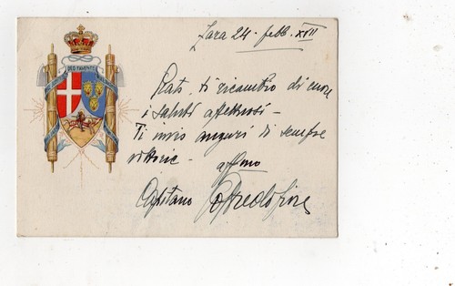 Cartolina militare zara - cartolina,