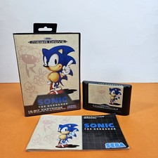 SONIC THE HEDGEHOG per SEGA MEGA DRIVE COMPLETO PAL MULTILINGUA ORIGINALE