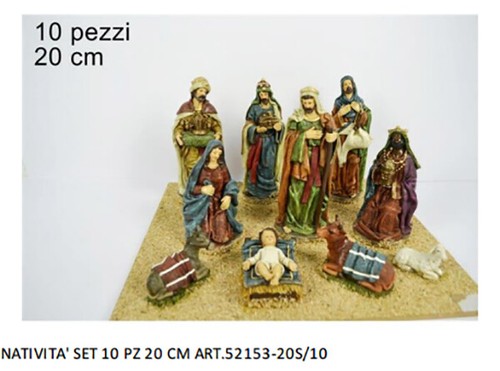 Statuine presepe nativita - presepe, set