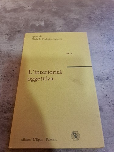 Interiorita oggettiva di - l'interiorita',