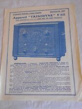 Vintage Brochure leaflet Radio