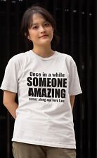 T-shirt divertente una volta