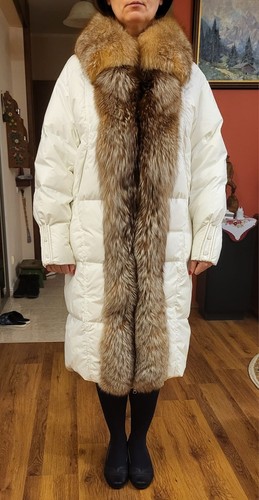 Damen daunenjacke mit - mit, echtem