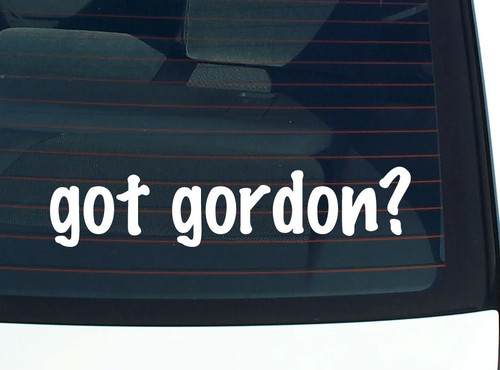 Got gordon adesivo - got, gordon?
