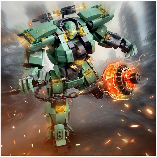 Mech robot set blocchi - mech, di