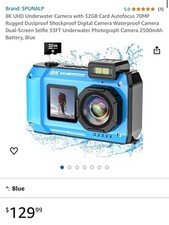 Upgraded 8K 70MP Underwater