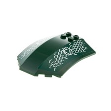 1x Lego parabrezza 8x6x2 verde