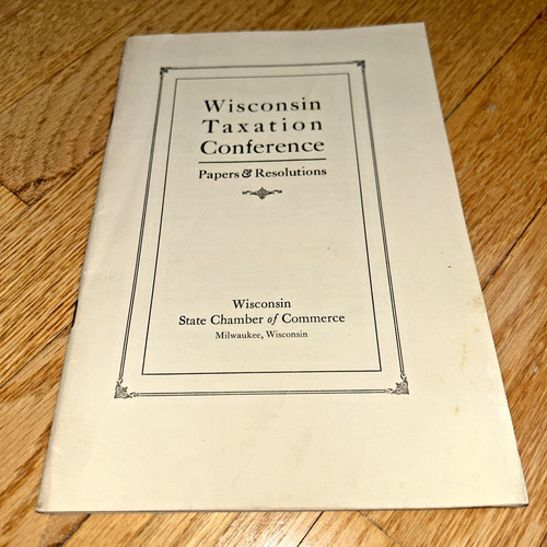 1931 wisconsin taxation - 1931,