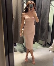 Abito Zara misto tulle maglia