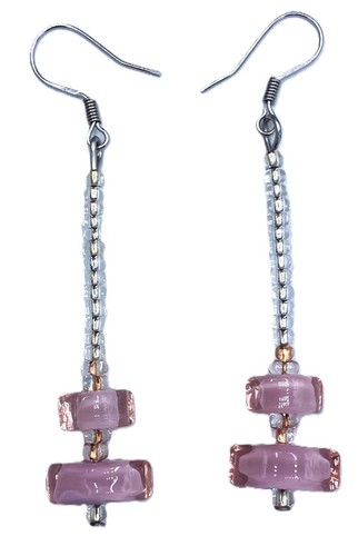 Orecchini donna vetro di - in,