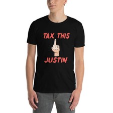 T-shirt Tax This Justin Trudeau Canada inflazione prezzi gas cibo meme ottawa co2