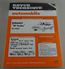 Manuale riparazione Revue Technique Renault R18 & R30 / Fiat 128 stato 02/1982
