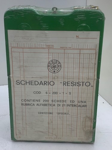 Schedario resisto 200 - ''resisto'',