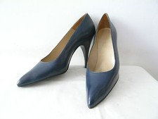 Scarpe " Blu Navy " Anni 1960 T.40