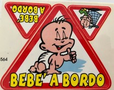 ADESIVI BEBE' A BORDO GRANDE
