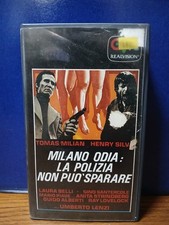 VHS ETICHETTA CVR MILANO ODIA : LA POLIZIA NON PUÒ SPARARE 