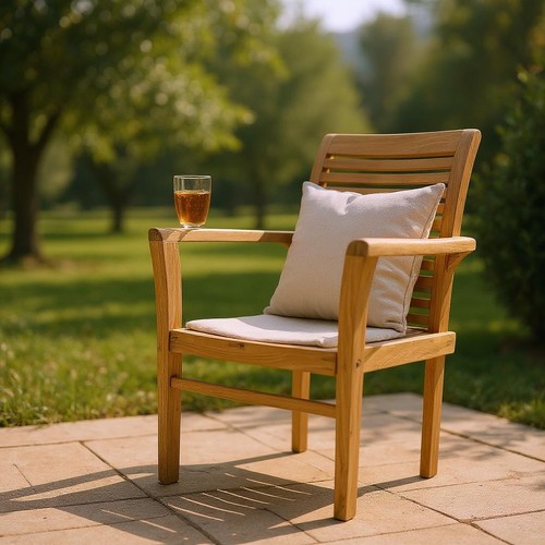 Poltrona giardino teak - giardino, in