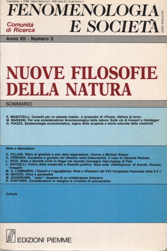 Fenomenologia società - fenomenologia,