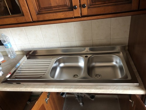 Lavello acciaio inox 50x120 - inox,