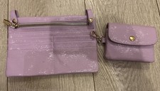 Set Carpisa portafoglio e portamonete lilla