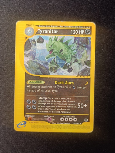 Pokemon tyranitar 165 - tyranitar, 66/165