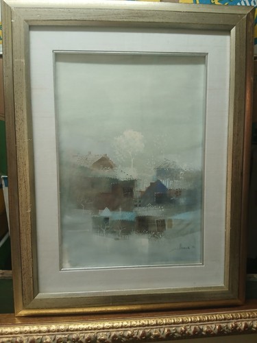 Mario pascutti olio cartone - olio,