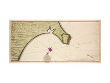 Panama vecchia mappa rocce di