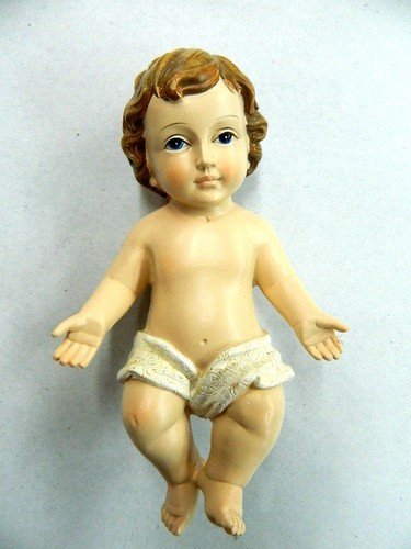Gesù bambino resina 14 - in, cm