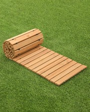 VEVOR Sentiero da Giardino Dritto in Legno 2,43 m x 43,18 cm Nozze in Cortile
