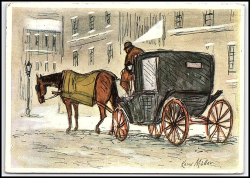 Cartolina natalizia ceca 1964