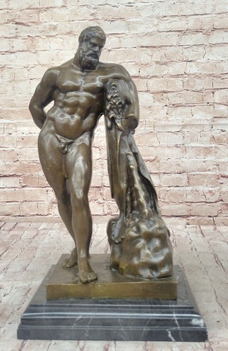 Scultura bronze ercole - di,