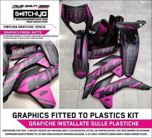 Plastiche grafiche ktm 2014 - +,