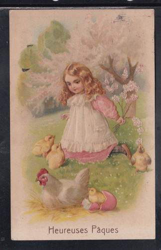 Cartolina heureuses paques - cartolina,