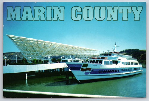 Cartolina marin county ferry - marin,