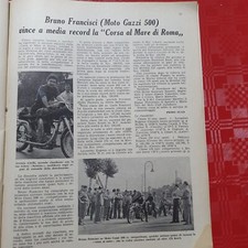 MOTO GUZZI GP ROMA - ADVERT PUBBLICITA' EPOCA ADVERTIS ADV-MTC3