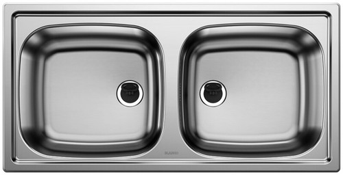 Lavello doppio blanco top - blanco,